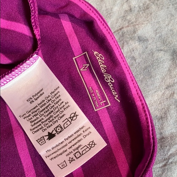 Eddie Bauer Sleeveless Striped Dress Women size Large 🥳 Host Pick 🥳 - Picture 6 of 8